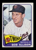 1965 Topps Baseball Card #180 Bob Allison Minnesota Twins