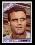 1966 Topps Baseball Card #130 Hall of Famer Joe Torre Atlanta Braves