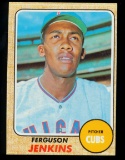 1968 Topps Baseball Card #410 Hall of Famer Ferguson Jenkins Chicago Cubs
