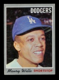 1970 Topps Baseball Card #595 Maury Wills Los Angeles Dodgers