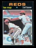 1971 Topps Baseball Card #40 Lee May Cincinnati Reds