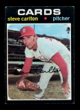 1971 Topps Baseball Card #55 Hall of Famer Steve Carlton St Louis Cardinals