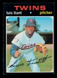 1971 Topps Baseball Card #95 Luis Tiant Minnesota Twins