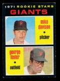 1971 Topps Baseball Card #276 Giants Rookie Stars: George Foster-Mike David