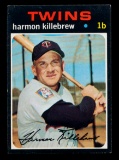 1971 Topps Baseball Card #550 Hall of Famer Harmon Killebew Minnesota Twins