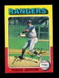 1975 Topps Baseball Card #60 Hall of Famer Fergie Jenkins Minnesota Twins