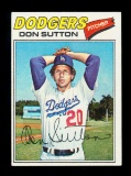 1977 Topps Baseball Card #620 Hall of Famer Don Sutton Los Angeles Dodgers