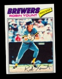 1977 Topps Baseball Card #635 Hall of Famer Robin Yount Milwaukee Brewers