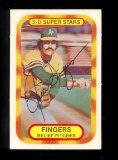 1977 Kelloggs Xograph 3D Baseball Card #51 of 57 Hall of Famer Rollie Finge