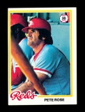 1978 Topps Baseball Card #20 Pete Rose Cincinnati Reds