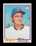 1978 Topps Baseball Card #131 Hall of Famer Bert Blyleven Texas Rangers