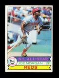 1979 Topps Baseball Card #20 Hall of Famer Joe Morgan Cincinnati Reds
