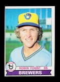 1979 Topps Baseball Card #95 Hall of Famer Robin Yount Milwaukee Brewers