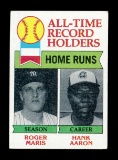 1979 Topps Baseball Card #413 All Time Record Holders Home Runs: Roger Mari
