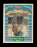 1981 Kelloggs Sportsflics 3D Baseball Card #3 of 15 Hall of Famer Willie Ma