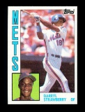 1984 Topps ROOKIE Baseball Card #182 Rookie Darryl Strawberry New York Mets
