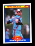1989 Score ROOKIE Baseball Card #645 Rookie Hall of Famer Randy Johnson Mon