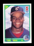 1990 Score ROOKIE Baseball Card #663 Rookie Hall of Famer Frank Thomas Chic