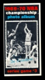 1970 Topps Basketball Card #170 Championship Series Game #3 (Wilt Chamberla
