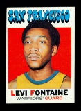 1971 Topps Basketball Card #92 Levi Fontaine San Francisco Warriors