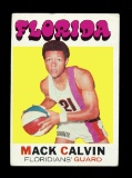 1971 Topps Basketball Card #160 Mack Calvin Florida Floridians