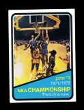 1972 Topps Basketball Card #156 NBA Championship Game #3