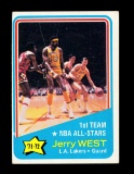 1972 Topps Basketball Card #164 1st Team All Stars Jerry West Los Angeles L