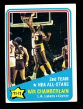 1972 Topps Basketball Card #168 2nd Team All Stars Wilt Chamberlain Los Ang
