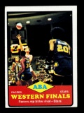 1973 Topps Basketball Card #206 ABA Western Finals Game Pacers vs Stars