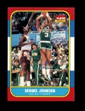 1986 Fleer Basketball Card #50 of 132 Dennis Johnson Boston Celtics