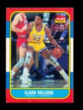 1986 Fleer Basketball Card #58 of 132 Clark Kellogg Indiana Pacers