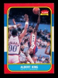 1986 Fleer Basketball Card #59 of 132 Albert King New Jersey Nets