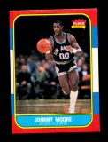 1986 Fleer Basketball Card #76 of 132 Johnny Moore San Antonio Spurs