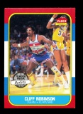 1986 Fleer Basketball Card #93 of 132 Cliff Robinson Philadelphia 76ers