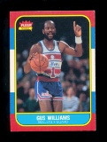 1986 Fleer Basketball Card #124 of 132 Gus Williams Washington Bullets