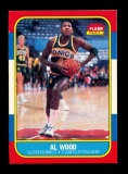 1986 Fleer Basketball Card #128 of 132 Al Wood Seattle Supersonics