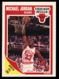 1989 Fleer Basketball Card #21 Michael Jordan Chicago Bulls