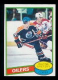 1980 Topps Hockey Card #250 Wayne Gretzkey Edmonton Oilers