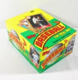 1987 Topps Baseball Full Wax Pack Box. 36 Unopened Wax Packs