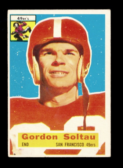 1956 Topps Football Card #2 Gordon Soltau San Francisco 49ers