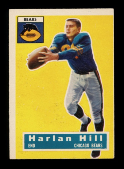 1956 Topps Football Card #59 Harlan Hill Chicago Bears