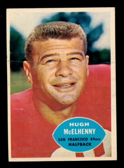 1960 Topps Football Card #116 Hall of Famer Hugh MaElhenny San Francisco 49