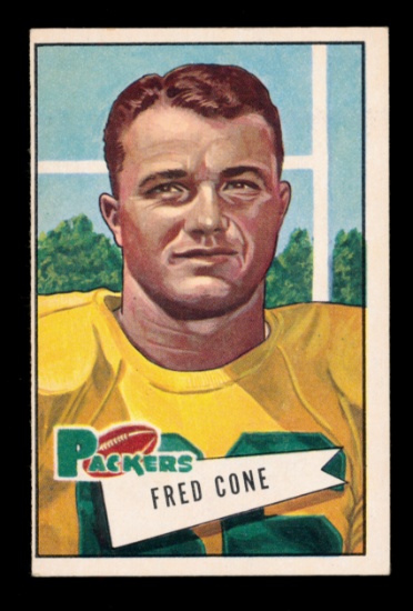 1952 Bowman Large Football Card #33 Fred Cone Green Bay Packers