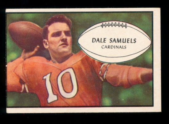 1953 Bowman Football Card #33 Dale Samuels Chicago Cardinals