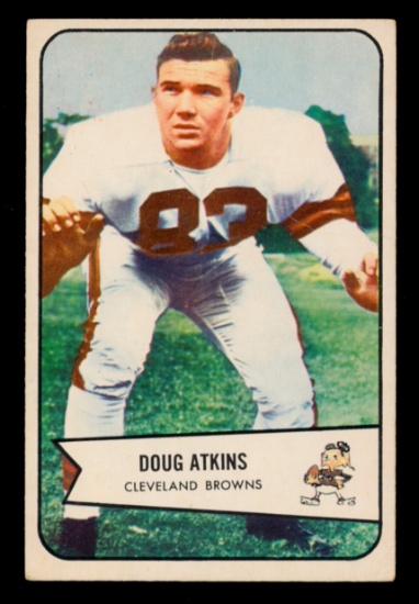 1954 Bowman ROOKIE Football Card #4 Rooke Hall of Famer Doug Atkins Clevela