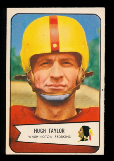 1954 Bowman Football Card #73 Hugh Taylor Washington Redskins. (Short Print