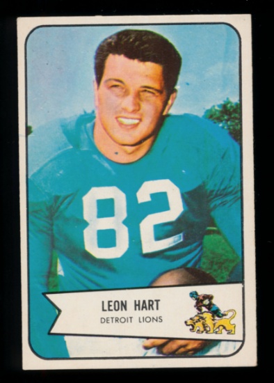 1954 Bowman Football Card #112 Leon Hart Detroit Lions