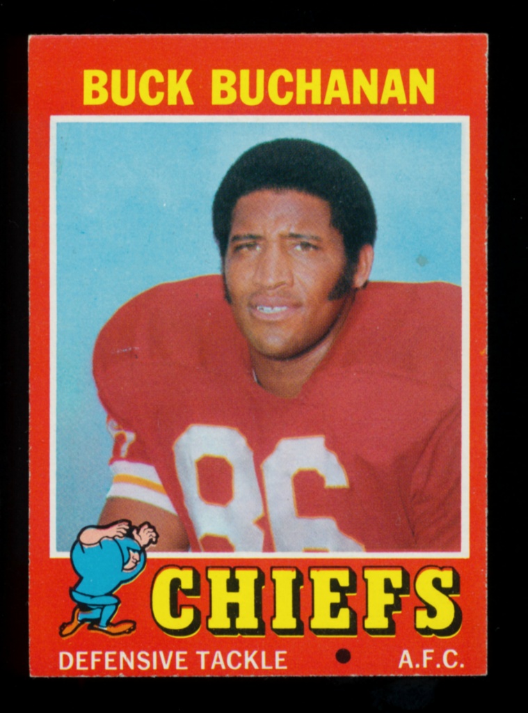 1971 Topps Football Card #13 Hall of Famer Buck Buchanan Kansas City Chiefs, Art, Antiques & Collectibles Collectibles Sports Memorabilia Sports Cards, Online Auctions