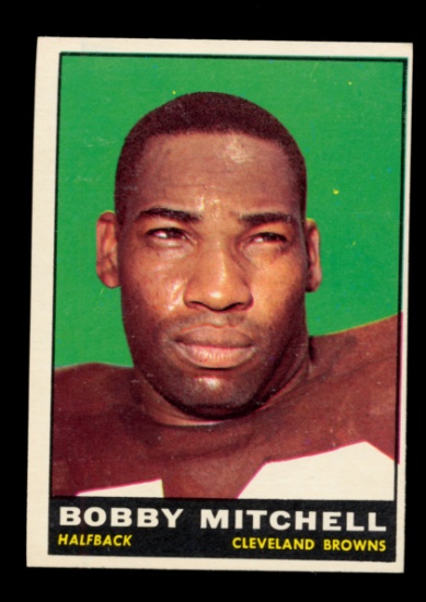 1961 Topps Football Card #70 Hall of Famer Bobby Mitchell Cleveland Browns