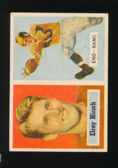 1957 Topps Football Card #46 Hall of Famer Elroy "Crazy Legs" Hirsch Los An